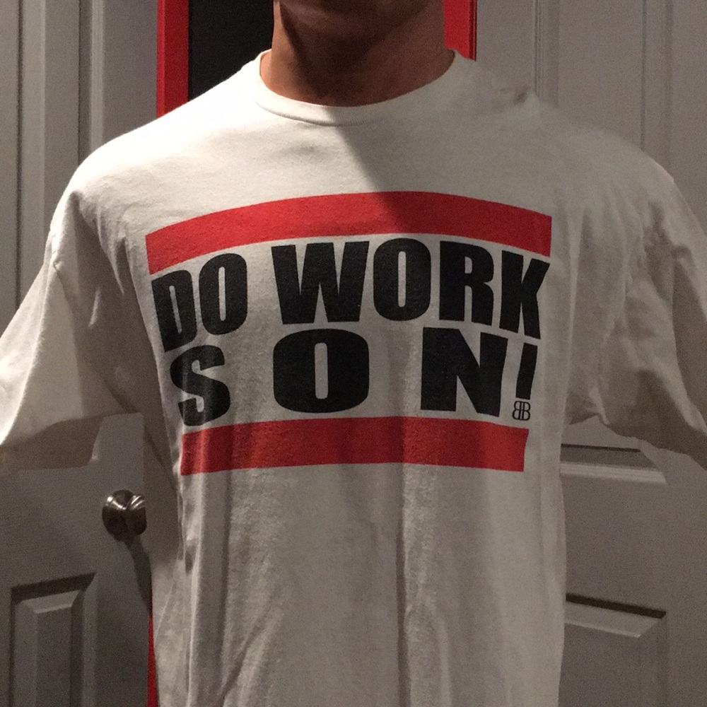 Big Black Brand Do Work Son T-Shirt RARE